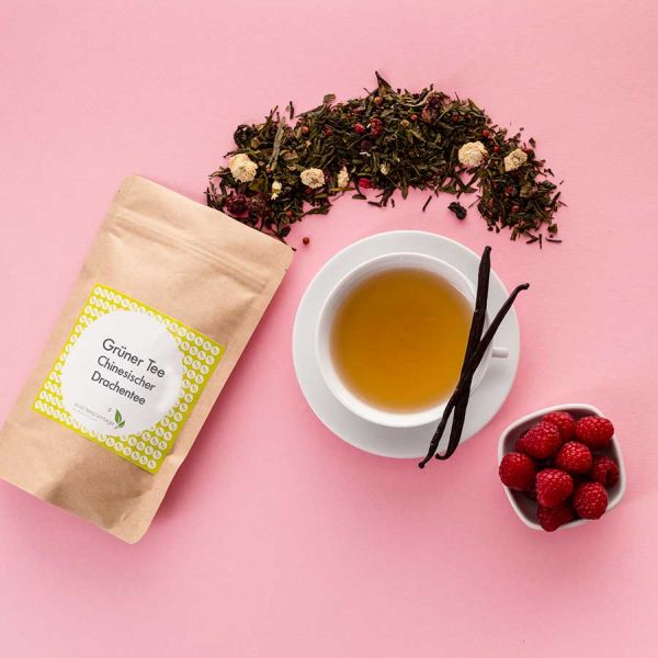 Aromatisierter Grüntee Chinesischer Drachentee