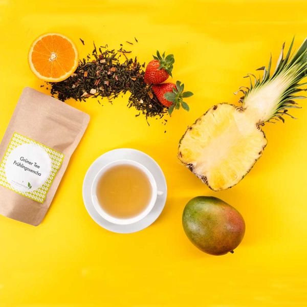 Aromatisierter Grüntee Frühlingssencha
