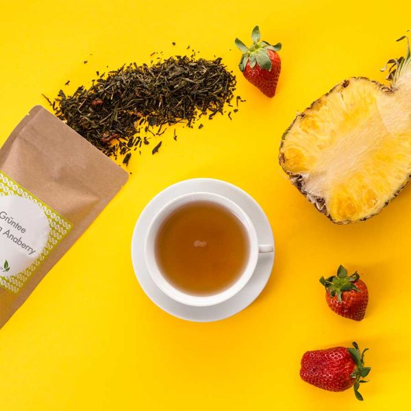 Aromatisierter Grüntee Sencha Anaberry