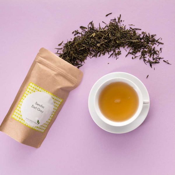 Aromatisierter Grüntee Sencha Earl Grey