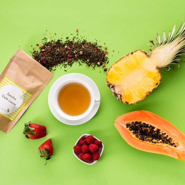 Aromatisierter Grüntee Sencha Gute Laune