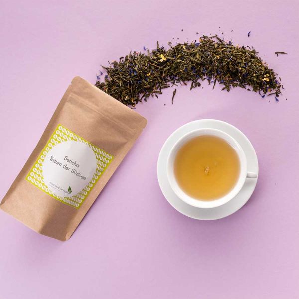 Aromatisierter Grüntee Sencha Traum der Südsee