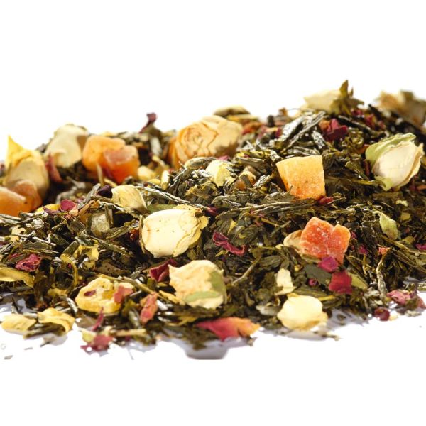 Aromatisierter Grüntee Sencha Tropengarten