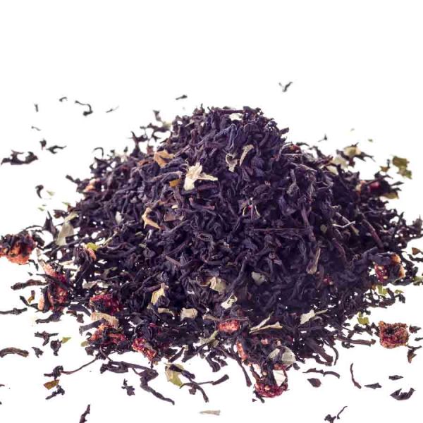 Aromatisierter Schwarztee Erdbeer Sahne