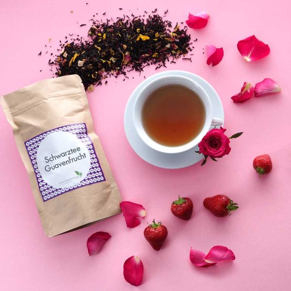 Aromatisierter Schwarztee Guavenfrucht