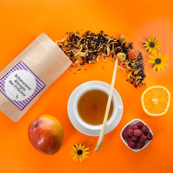 Aromatisierter Schwarztee Königin der Früchte