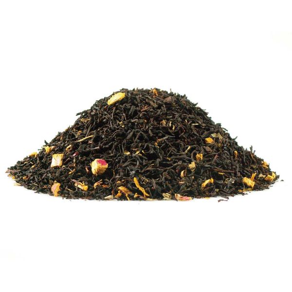 Aromatisierter Schwarztee Rhabarber Sahne