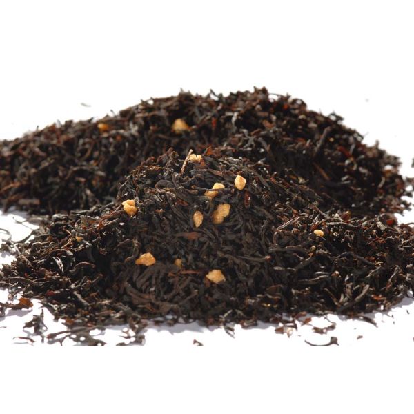 Aromatisierter Schwarztee Sahne Krokant