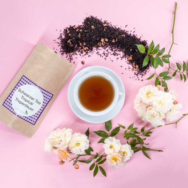 Aromatisierter Schwarztee Tropenfeuer