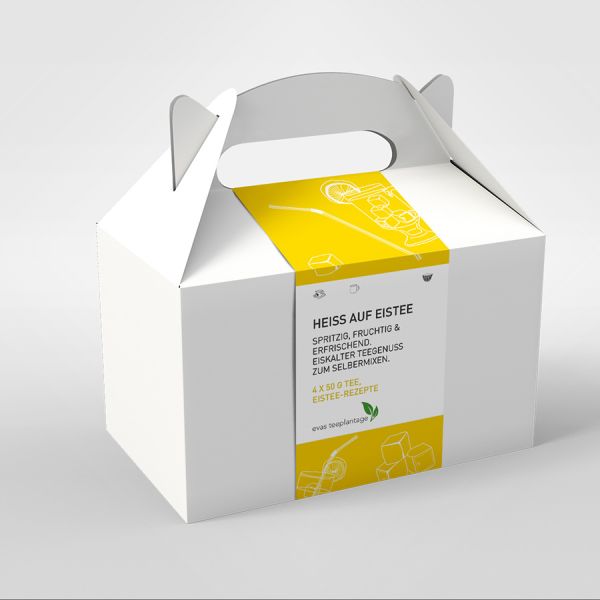 Tee Geschenk Box Probierpaket Heiß auf Eistee