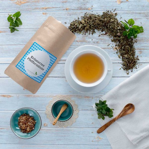 Kräutertee Pfefferminze
