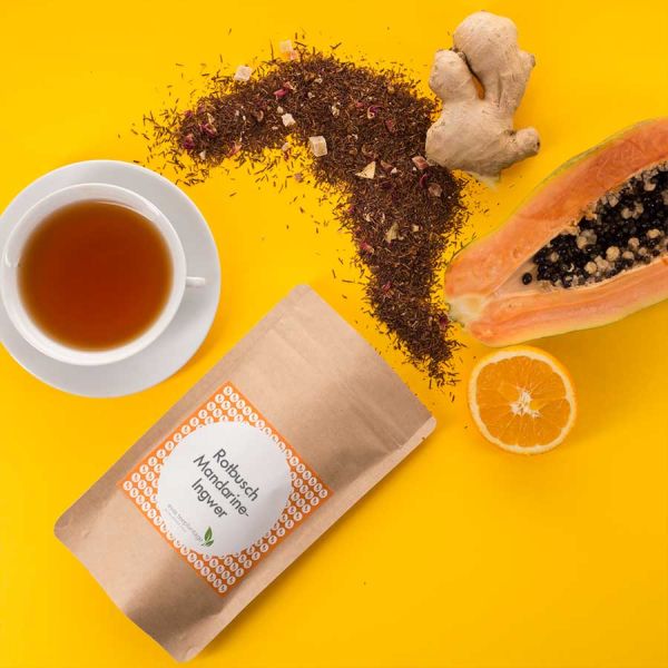Rotbuschtee Mandarine Ingwer