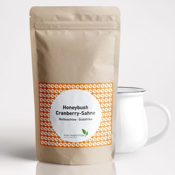 Rotbusch Rooibos Honeybush Cranberry Sahne