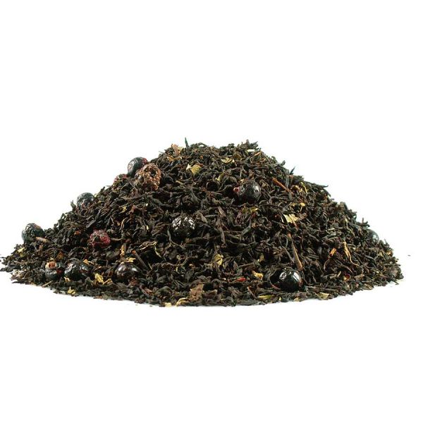 Aromatisierter Schwarztee Schwarze Johannisbeere