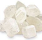 Große weiße Kluntjes