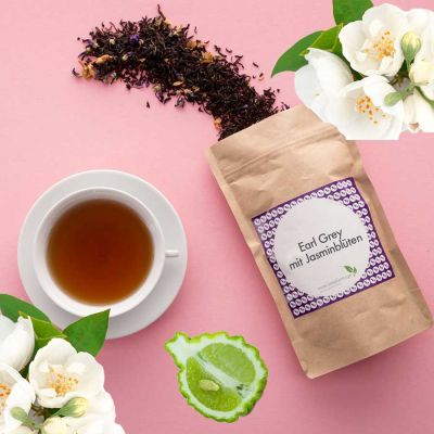 Earl Grey mit Jasminblüten