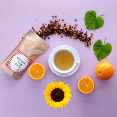 Früchtetee Birnengarten Orange di Sicilia